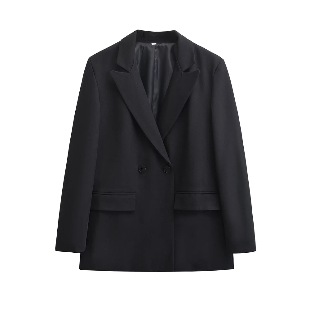 Women's Double Breasted Office Blazer