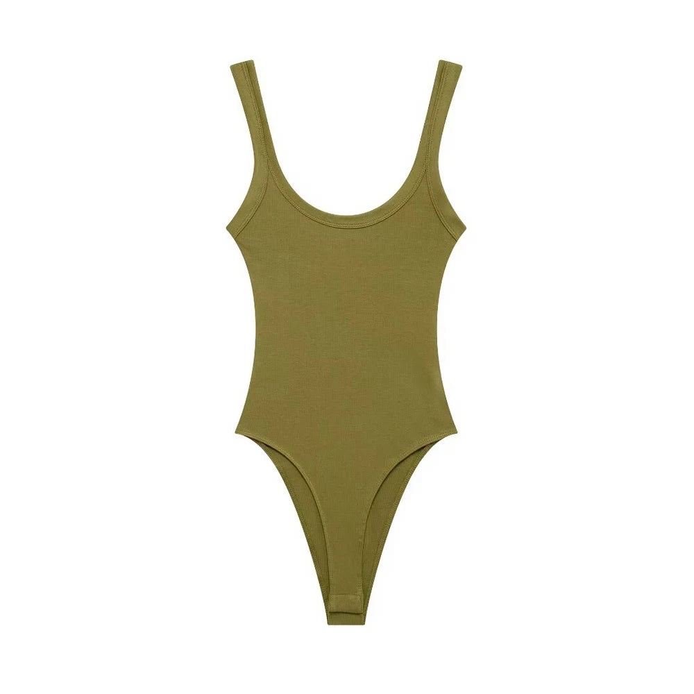 Women's Slim Ribbed Bodysuit