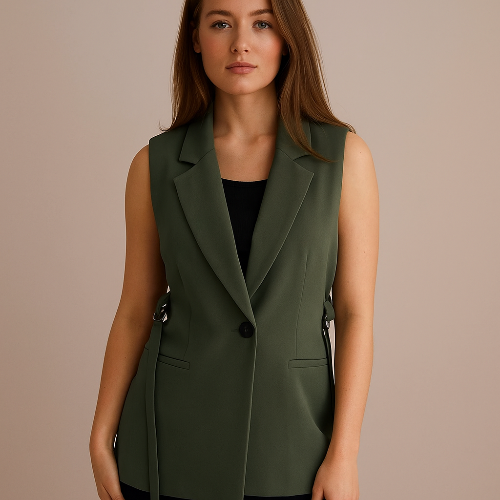 Women's Vintage Longline Waistcoat