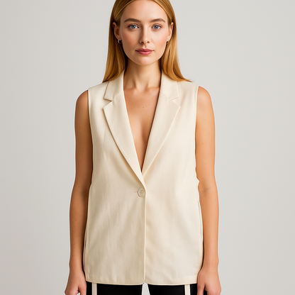 Women's Vintage Longline Waistcoat