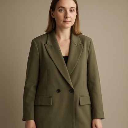 Women's Double Breasted Office Blazer