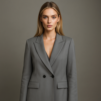 Women's Double Breasted Office Blazer