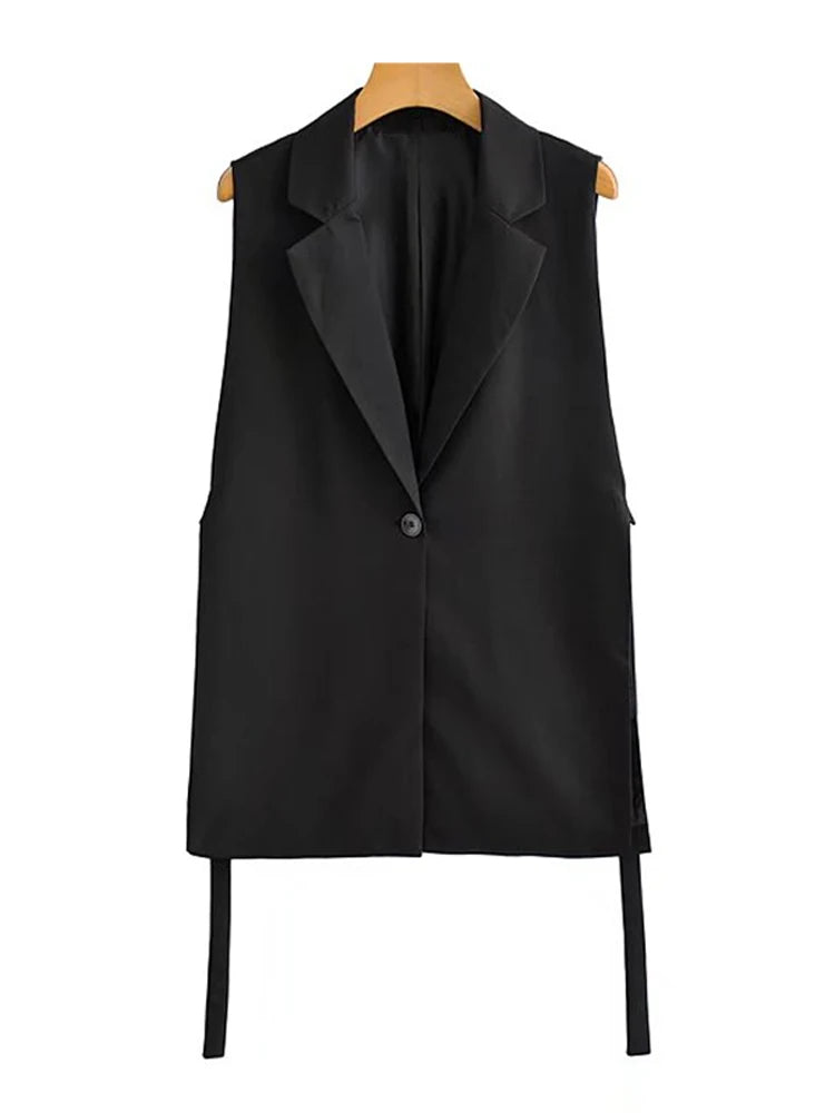 Women's Vintage Longline Waistcoat