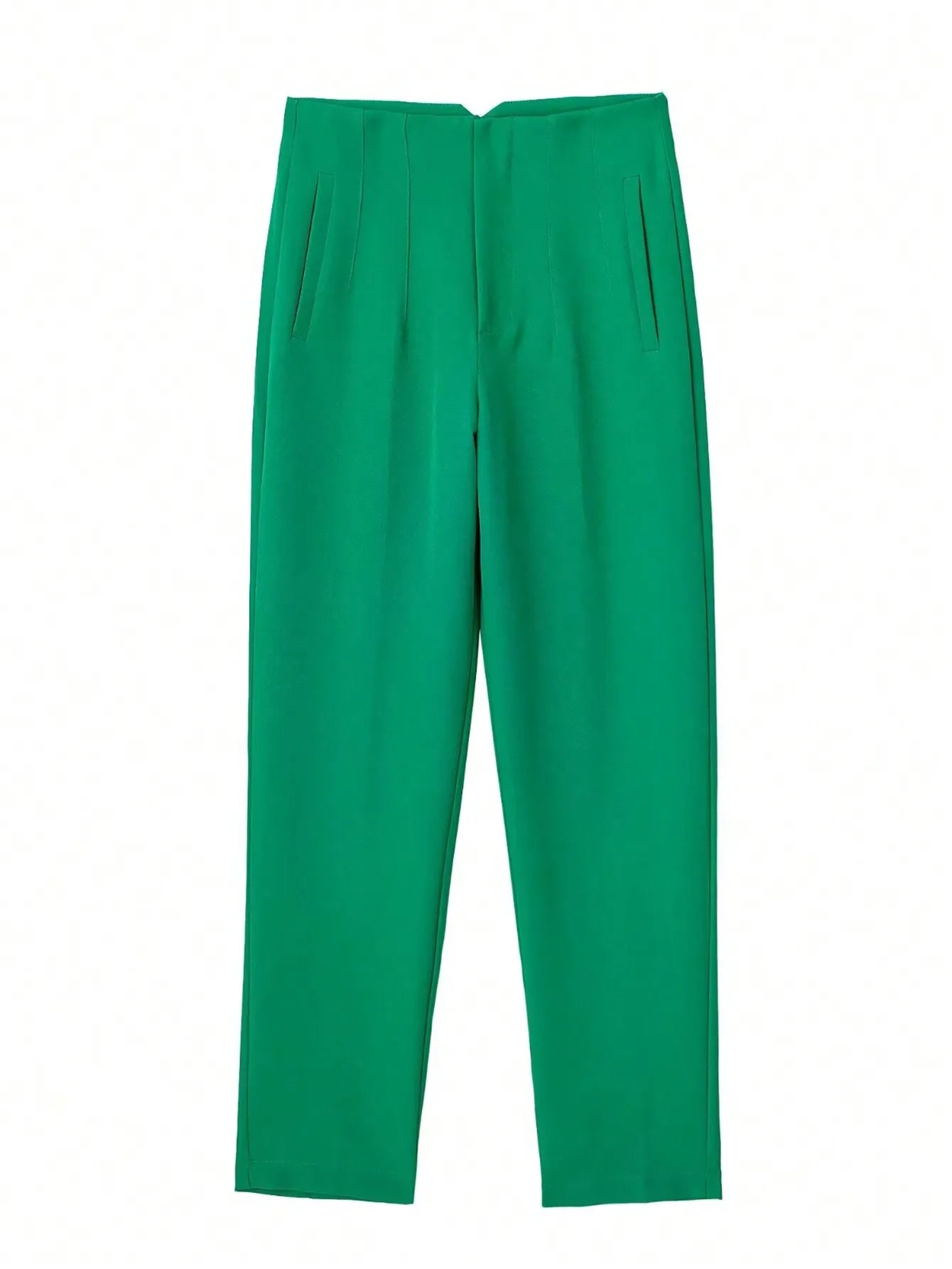 Women's Elegant High Waist Solid Pencil Pants