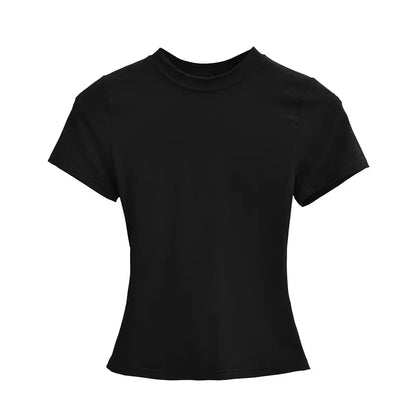 Women's Solid Slim Fit T-Shirt