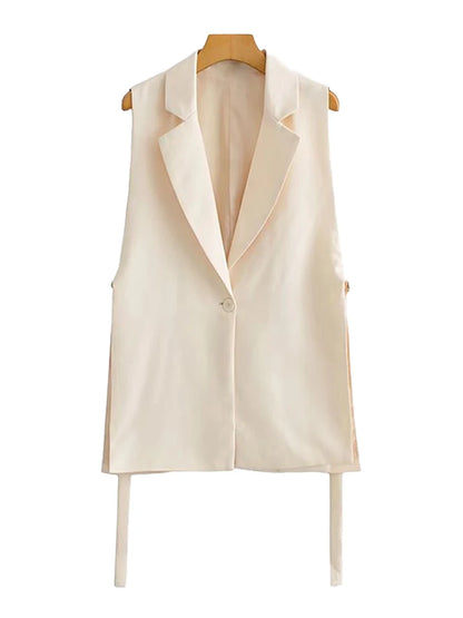 Women's Vintage Longline Waistcoat