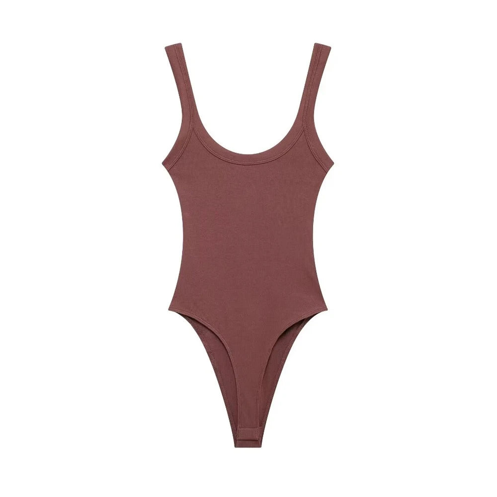 Women's Slim Ribbed Bodysuit