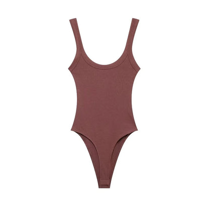 Women's Slim Ribbed Bodysuit
