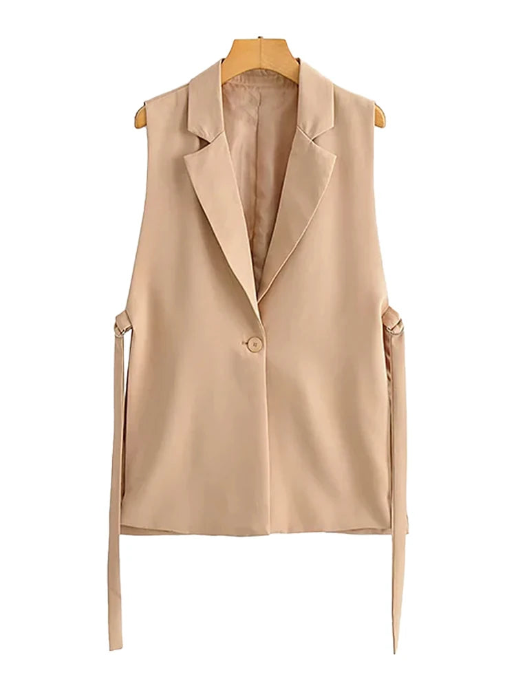 Women's Vintage Longline Waistcoat