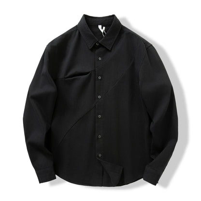 Cotton Japanese Style Long Sleeve Shirt