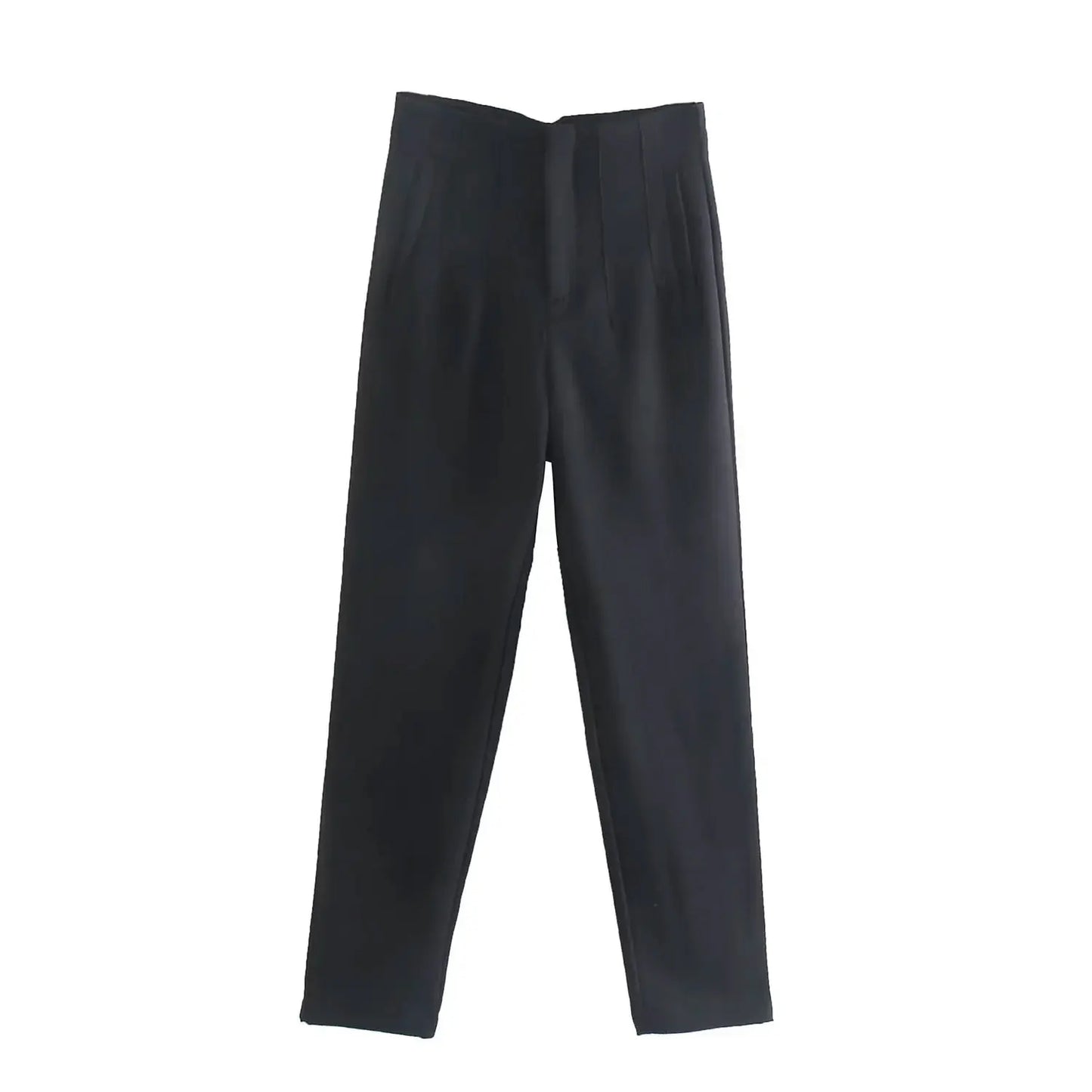 Women's Elegant High Waist Solid Pencil Pants