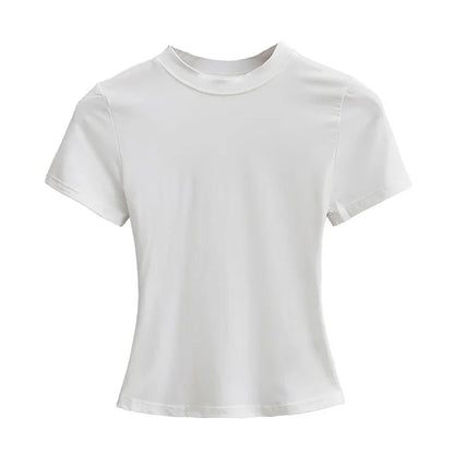 Women's Solid Slim Fit T-Shirt