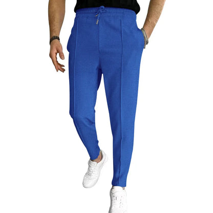 Men's Stylish Waffle Knit Slim Pants
