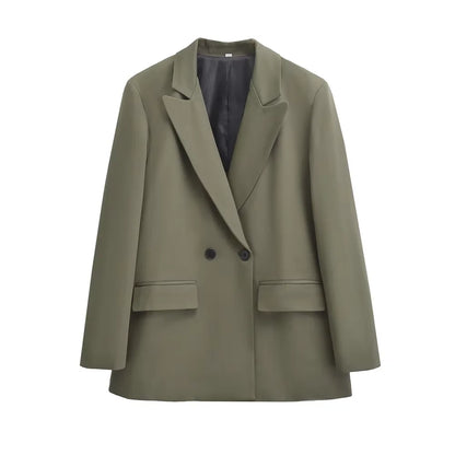 Women's Double Breasted Office Blazer