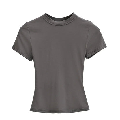 Women's Solid Slim Fit T-Shirt
