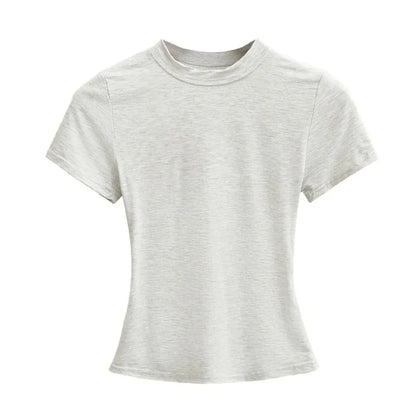 Women's Solid Slim Fit T-Shirt