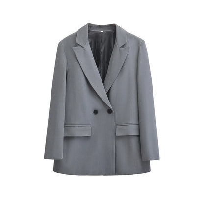 Women's Double Breasted Office Blazer