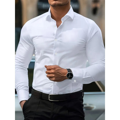 Men's 2025 Smart Casual Long Sleeve Shirt