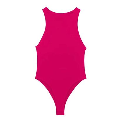 Women’s Halter Neck Skinny Bodysuit