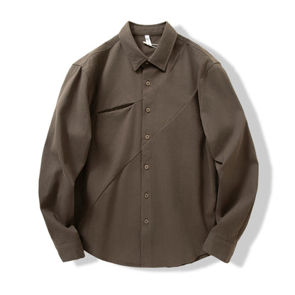 Cotton Japanese Style Long Sleeve Shirt