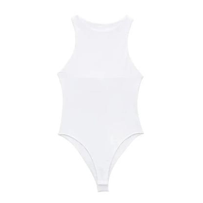 Women’s Halter Neck Skinny Bodysuit