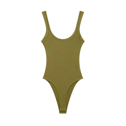 Women's Slim Ribbed Bodysuit