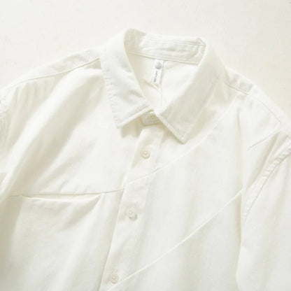 Cotton Japanese Style Long Sleeve Shirt
